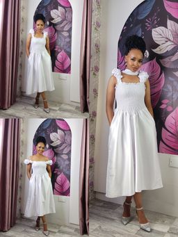 Aura Dress - White