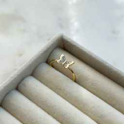 Gold Butterfly Ring