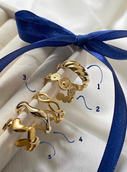 Bold Golden Rings 