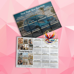 Personalised Magnetic A3 Calendar 