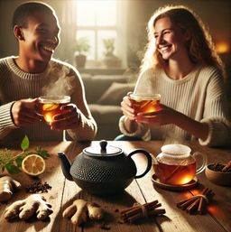 YUMMY TEA: ginger, cinnamon and crove