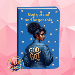 God Got Me Journal - Blue