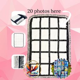 Personalised 20 Panel Photo Blanket