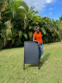 Extra Large Wooden Chalkboard