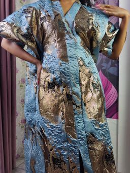 The Golden Sky Brocade Boubou Gown 