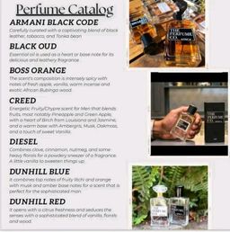 Men perfumes 