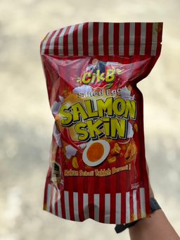 Cik B Salted Egg Salmon Skin (200g)