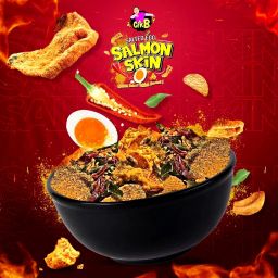 Cik B Salted Egg Salmon Skin (200g)