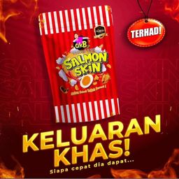 Cik B Salted Egg Salmon Skin (200g)