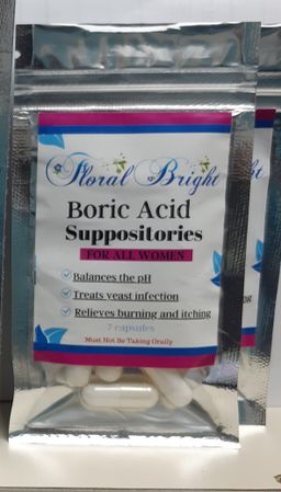 Boric Acid Suppositories (7) Capsule