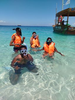 Snorkeling at Mbudya Reefs