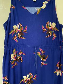 Blue New Day Maxi Sun Dress