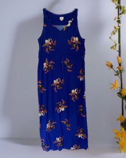Blue New Day Maxi Sun Dress