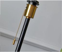 Lampu Meja Gaya Eropa Modern Elegan Model - Dual Layer Lamp Side Lampu Tidur Ruang Tamu Hotel Saklar Tarik Lampu Kamar