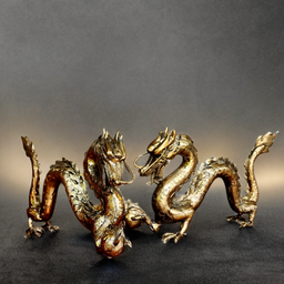 Pajangan Patung Naga Kuningan Dekorasi Fengshui Ruangan Rumah Kantor Hadiah