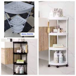 Corner storage rack