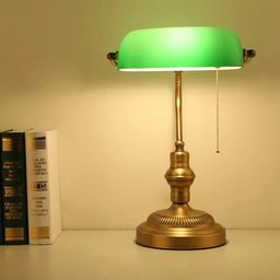 Desk Lamp Luxurious - Lampu Meja Baca Belajar Ruang Kantor Kamar Tidur Mewah Sentuhan Artistik Vintage