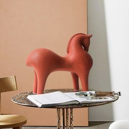 Patung Kuda Nordic Premium Material Logam Kuat Mewah Estetik Elegan Citra Garden Hiasan Dekorasi Modern Kantor Rumah