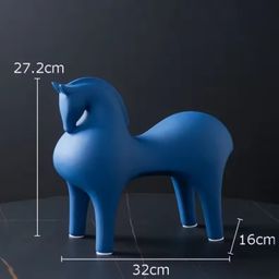 Patung Kuda Nordic Premium Material Logam Kuat Mewah Estetik Elegan Citra Garden Hiasan Dekorasi Modern Kantor Rumah