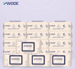 WODE WIPES Baby Safe Antiseptic Wipes - Big (70 Sheets)