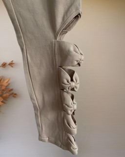 Ruched Hem Cropped Pants