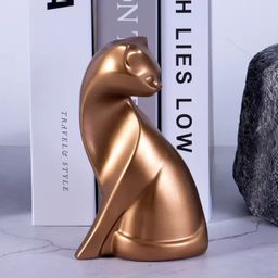 Pajangan Patung Kucing Modern Lucky Cat Charming Gaya Eropa Kreatif Dekorasi Meja Kantor Ruang Tamu Kamar Tidur Lounge Dekorasi Keberuntungan