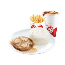 Jollibee (B3) 1-pc Burgersteak with Rice and Fries 