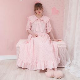 Salon de nona - ss25 Petit Rose long dress