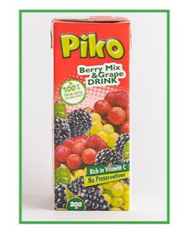 PIKO BERRY GRAPE 200ML X24 - 20363