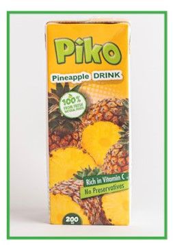 PIKO PINEAPPLE 200ML X24 - 20309