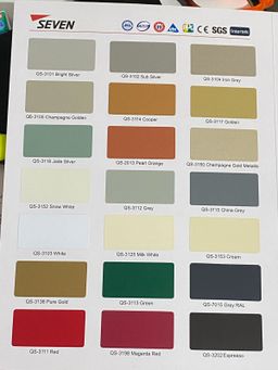 Acp Seven 1.22 x 2.44 tbl 4mm exterior PVDF 0.30