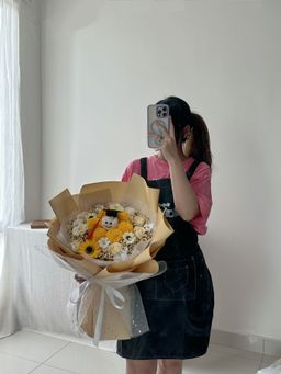 (GP008) Graduation Ping Pong Mixed Bouquet 