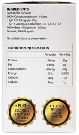 [가족 면역/뼈건강] *피터앤존* 바이오스트럼 (초유단백질) 100정(3-4개월분) | [Immune&Bone Health] *Peter& John*  Colostrum Protein (100tabs)