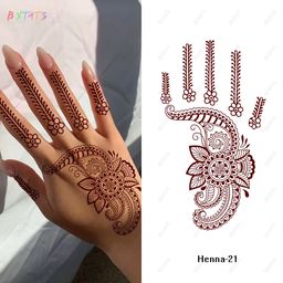 (021)حناء لليدين شريطين 