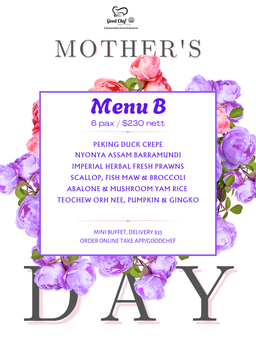 Mother's Day Menu B 