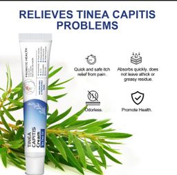 Sumifun Tea Tree Oil Tinea Capitis Cream, Anti-Itch Antibacterial Scalp Cream