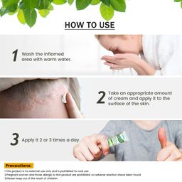 Sumifun Seborrheic Dermatitis Skin Care Cream, Anti-Allergy Redness & Itch Relief Soothing Cream