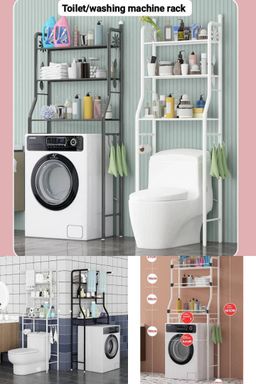 Toilet or washing machine rack