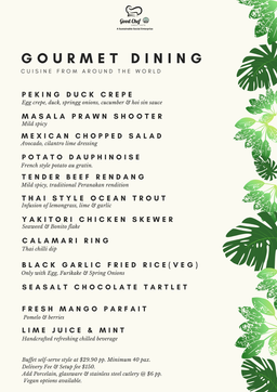 Buffet B at $29.90 (Min 40 pax) 