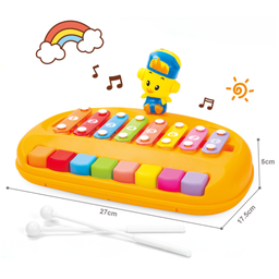 2IN1 PIANO XYLOPHONE MUSIC TOY