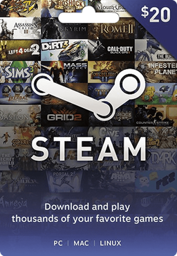 Steam Wallet USD20