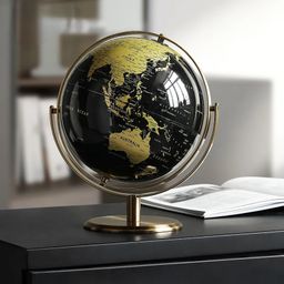 Globe Besar Dekorasi Pajangan Meja Kantor Peta Geographic Edukasi Terestrial Gaya Vintage Kualitas Premium