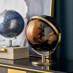 Globe Besar Dekorasi Pajangan Meja Kantor Peta Geographic Edukasi Terestrial Gaya Vintage Kualitas Premium