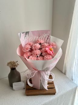 Mother’s Day Pink Carnation Bouquet 