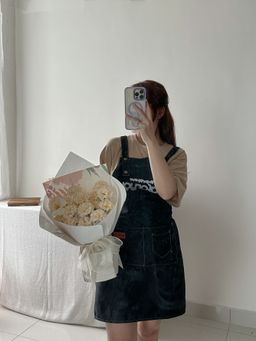 Mother’s Day Champagne Carnation Bouquet