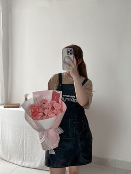 Mother’s Day Pink Carnation Bouquet 