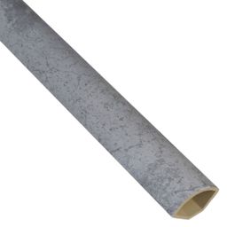 Grey Marble SPC Quarter Round Trim 2400mm x 28mm