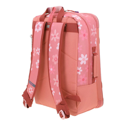 Mochila Chenson Rosa Grande Con Porta Tablet Para Niña Happy Girl 