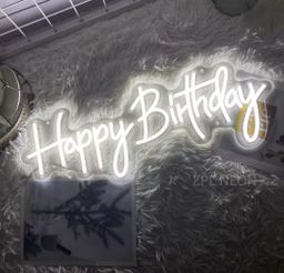 Happy Birthday Neon Sign
