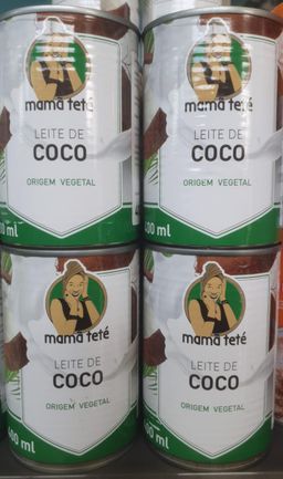 Lata de Leite de Coco "Mamâ Tetê" 400ml